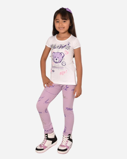 Conjunto de Niña Blusa + Leggins Niñas Ref. 1203-003