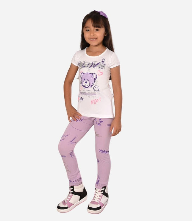 Conjunto de Niña Blusa + Leggins Niñas Ref. 1203-003