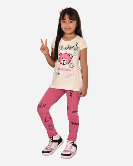 Conjunto de Niña Blusa + Leggins Niñas Ref. 1203-003