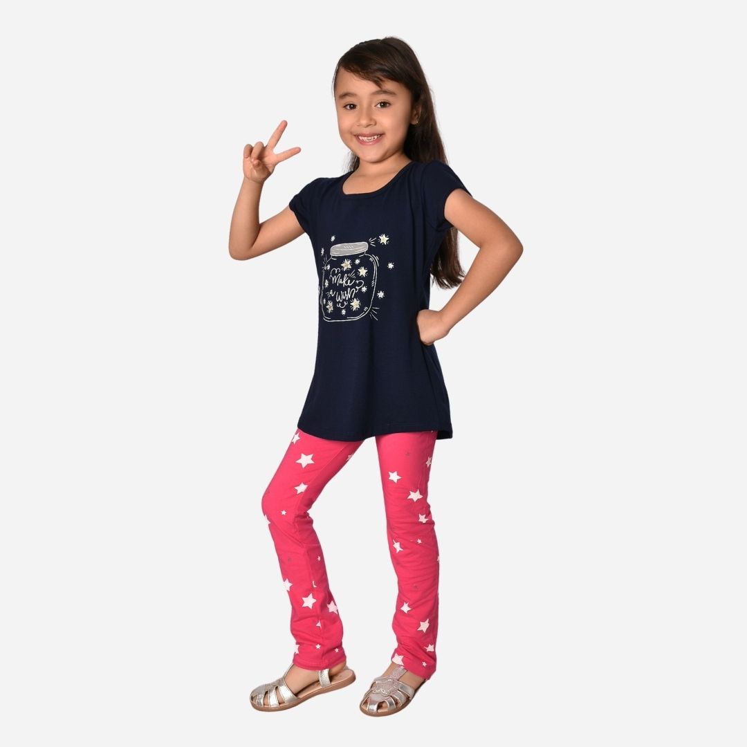Conjunto de Niña Blusa+Short Ref. 44050