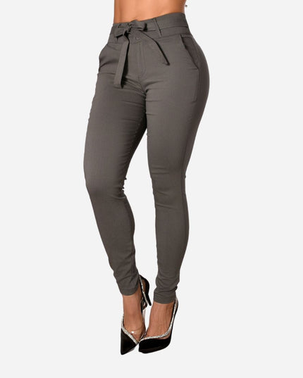 Pantalón De Dama Con Anudado Ref. 472