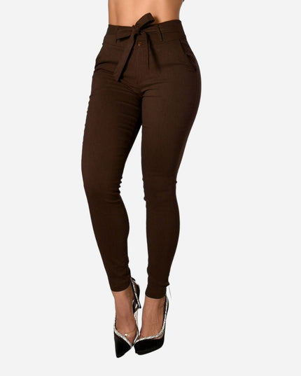 Pantalón De Dama Con Anudado Ref. 472