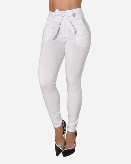 Pantalón De Dama Con Anudado Ref. 472