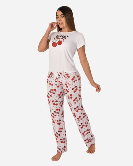 Pijama De Dama Blusa + Pantalon Ref. 51401-020