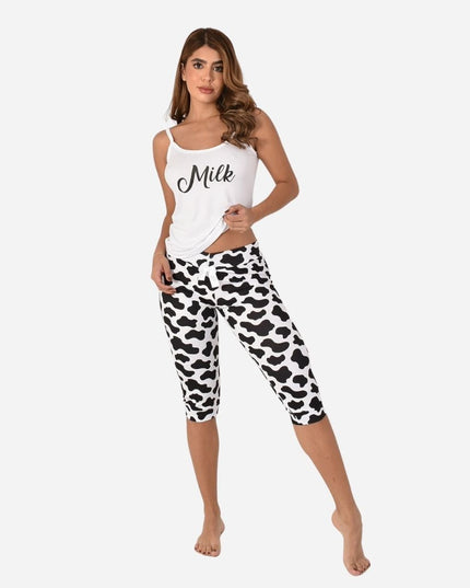 Pijama de Dama Blusa + Capri Ref. 51434-009