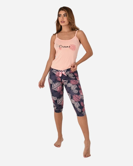 Pijama de Dama Blusa + Capri Ref. 51434-011
