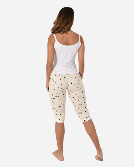Pijama de Dama Blusa + Capri Ref. 51434-012