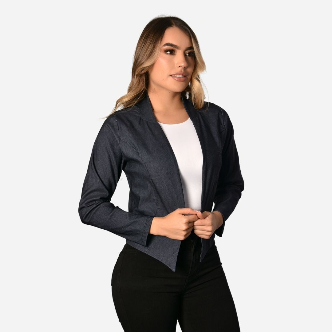 Chaqueta Básica Corte En Puntas Ref. 517001