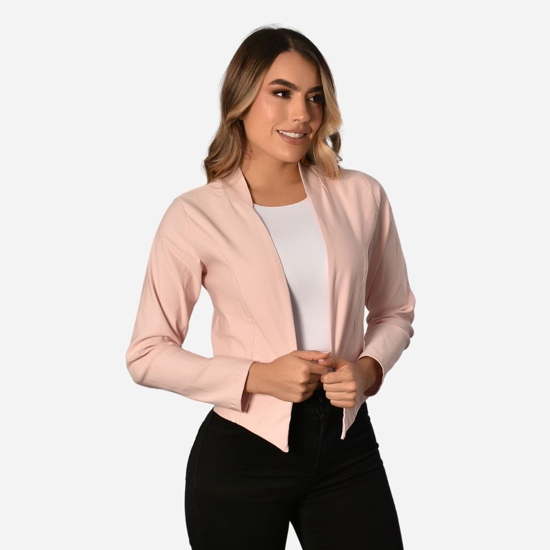 Chaqueta Básica Corte En Puntas Ref. 517001