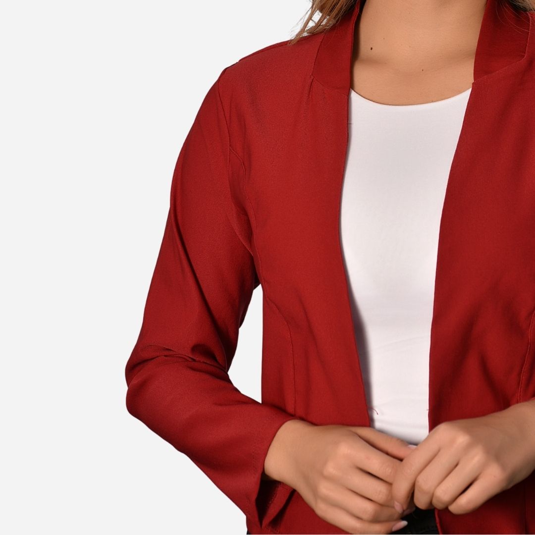 Chaqueta Básica Corte En Puntas Ref. 517001