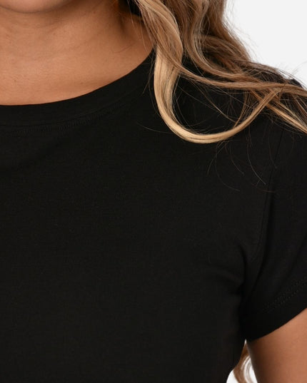 Camiseta de Dama Básica Slim Fit en Tela Fria Ref. 70203