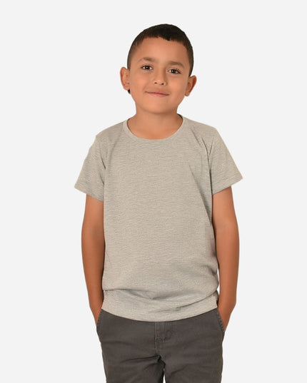 Camiseta Básica de Niño en Tela polialgodón Ref. 72112