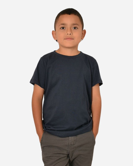 Camiseta Básica de Niño en Tela polialgodón Ref. 72112