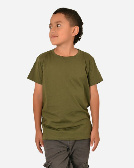 Camiseta Básica de Niño en Tela polialgodón Ref. 72112