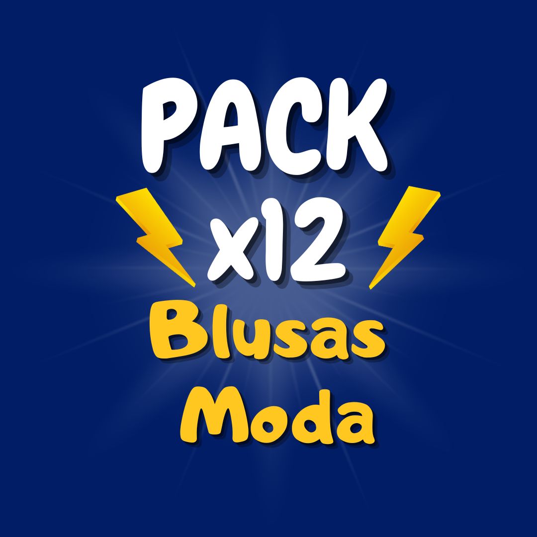 Promoción de Paquetes Blusas Moda