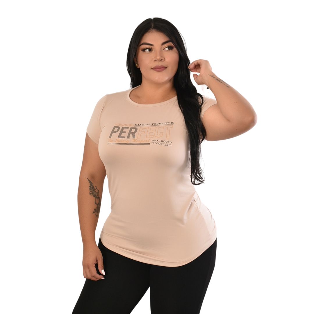 Blusas Plus Diseño Localizado