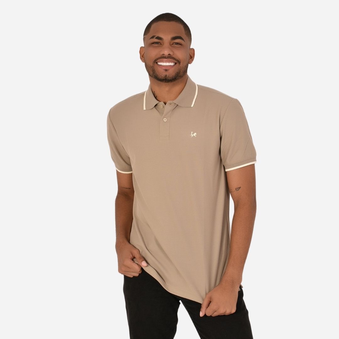 Camiseta Tipo Polo de Hombre Ref. 1009
