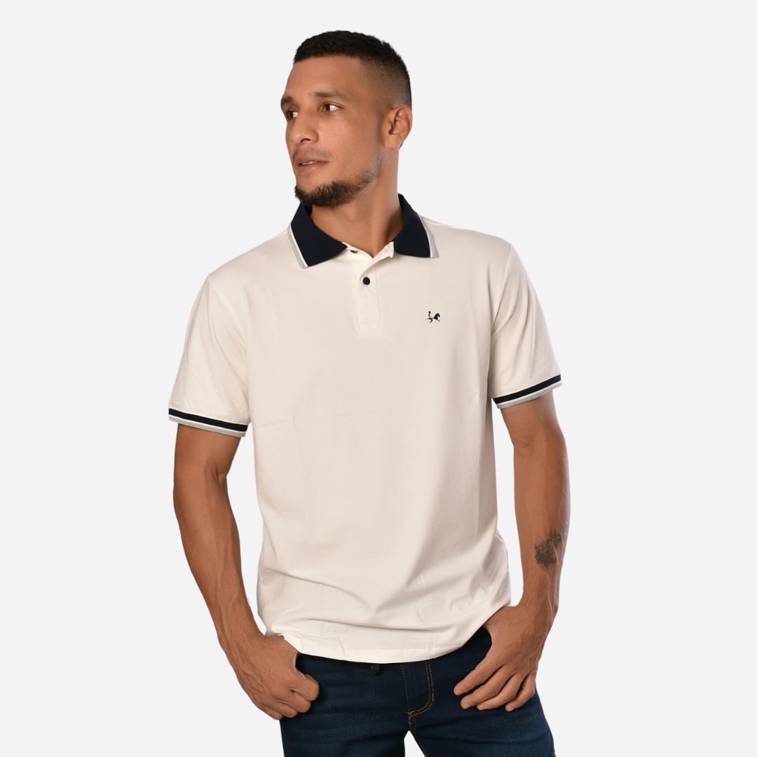 Camiseta Tipo Polo de Hombre Ref. 1016
