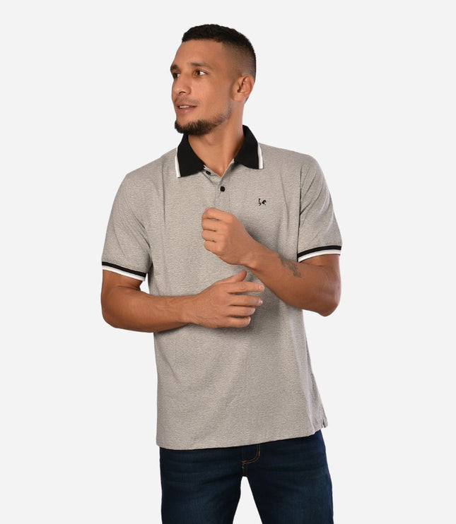 Camiseta Tipo Polo de Hombre Ref. 1016