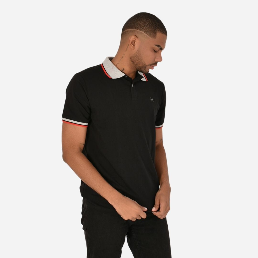 Camiseta Tipo Polo de Hombre Ref. 1016