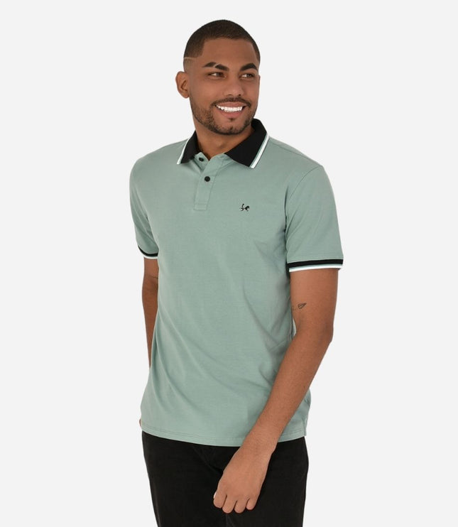 Camiseta Tipo Polo de Hombre Ref. 1016