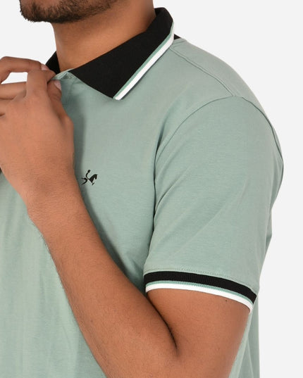 Camiseta Tipo Polo de Hombre Ref. 1016