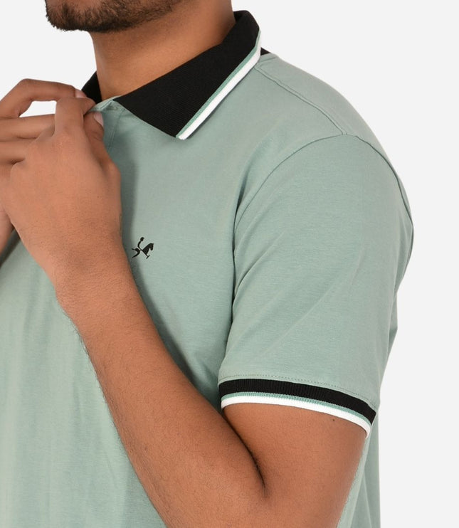 Camiseta Tipo Polo de Hombre Ref. 1016