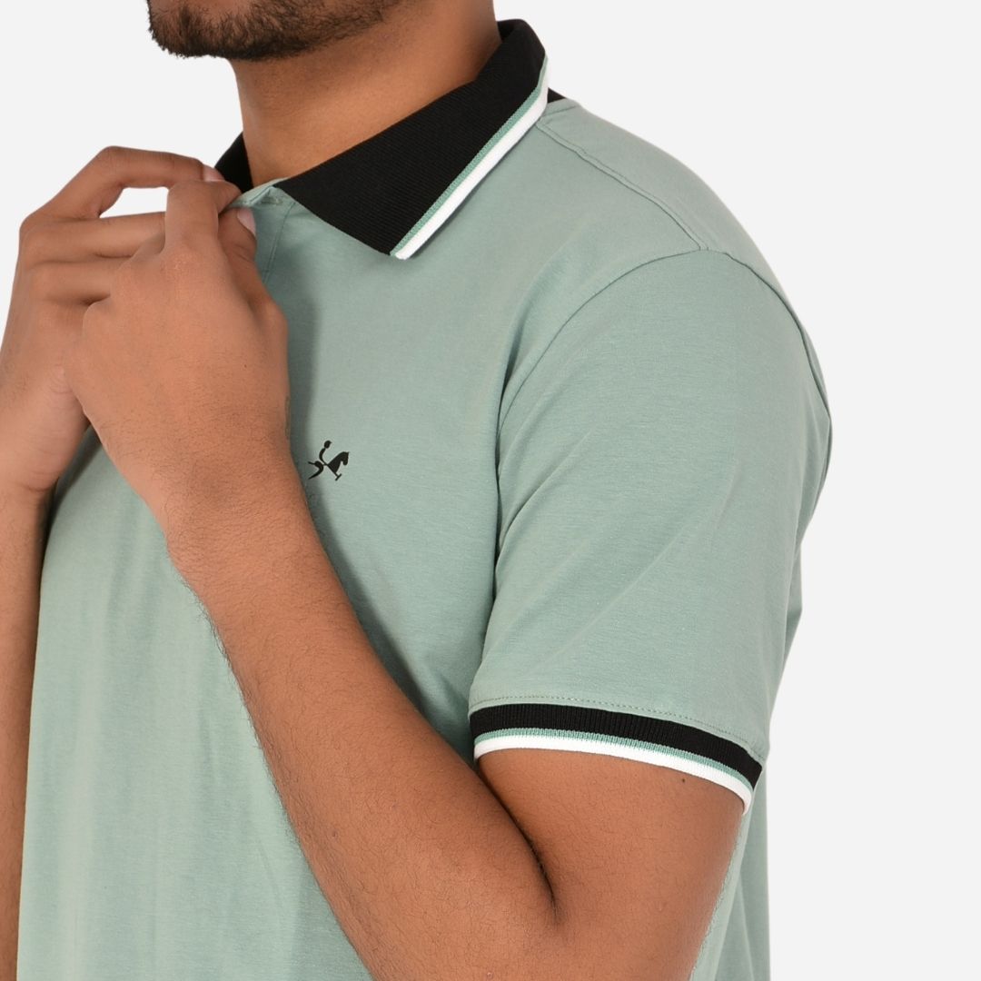 Camiseta Tipo Polo de Hombre Ref. 1016
