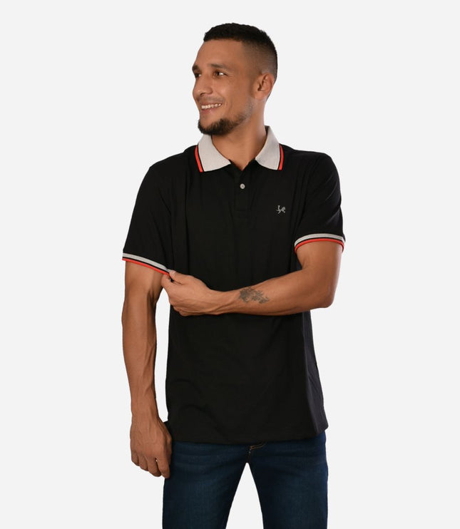Camiseta Tipo Polo de Hombre Ref. 1016