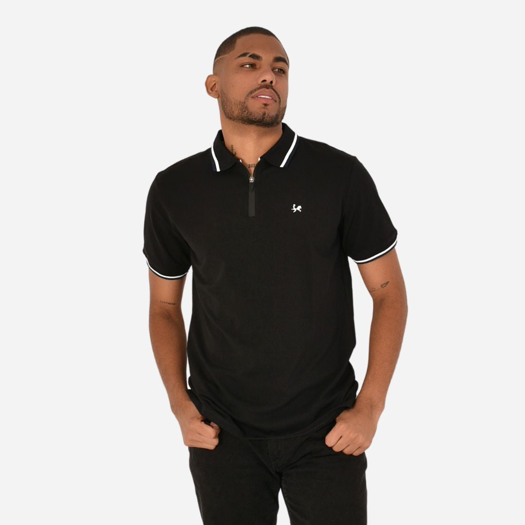 Camiseta Tipo Polo de Hombre Ref. 1017