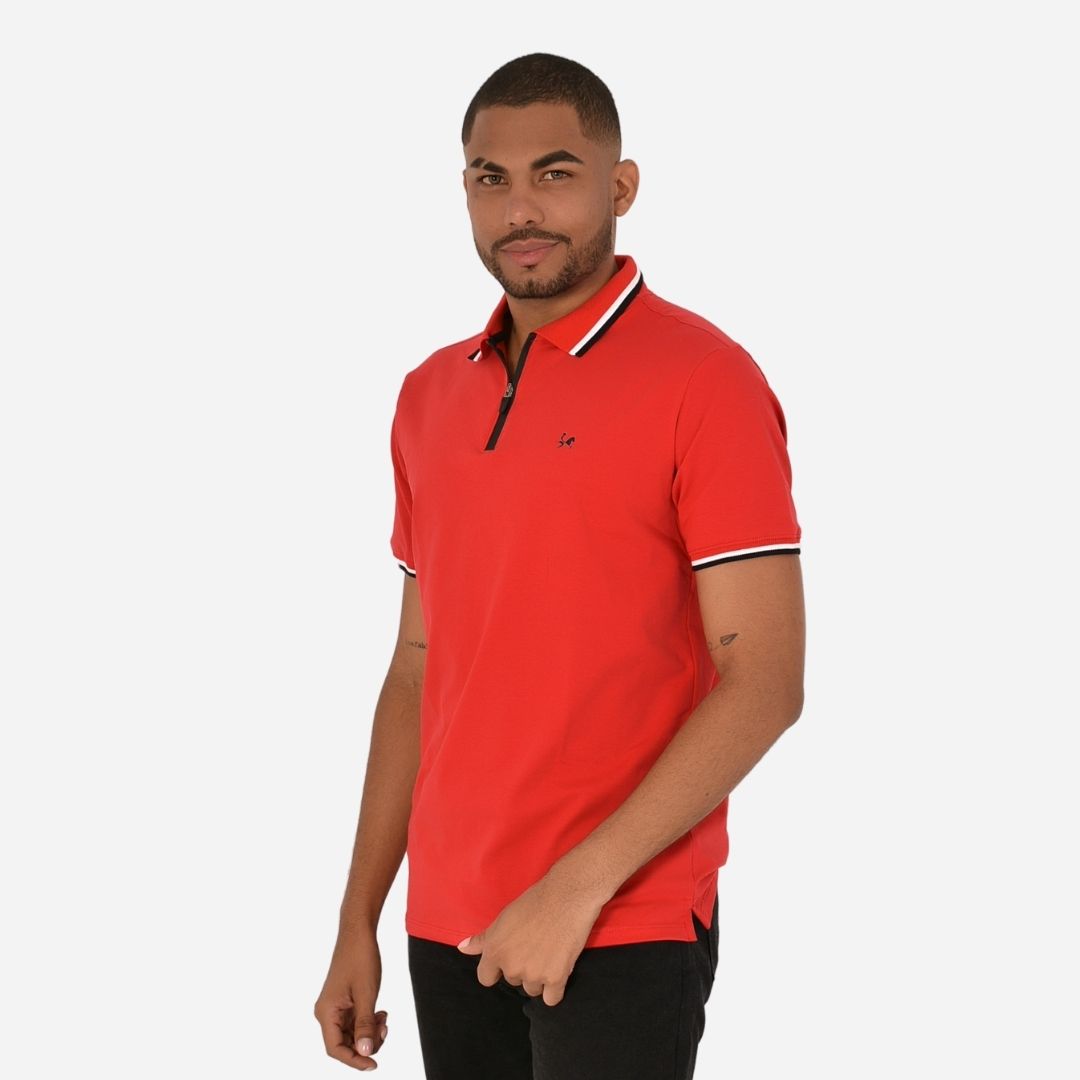 Camiseta Tipo Polo de Hombre Ref. 1017