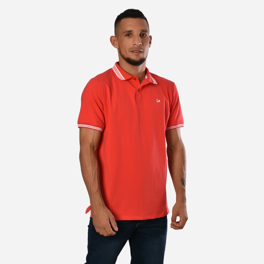 Camiseta Tipo Polo de Hombre Ref. 1018