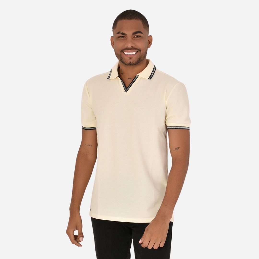 Camiseta Tipo Polo Hombre Ref. 1020
