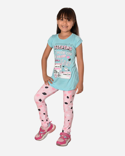 Conjunto Niña Blusa+Leggins Ref. 1201-001-2