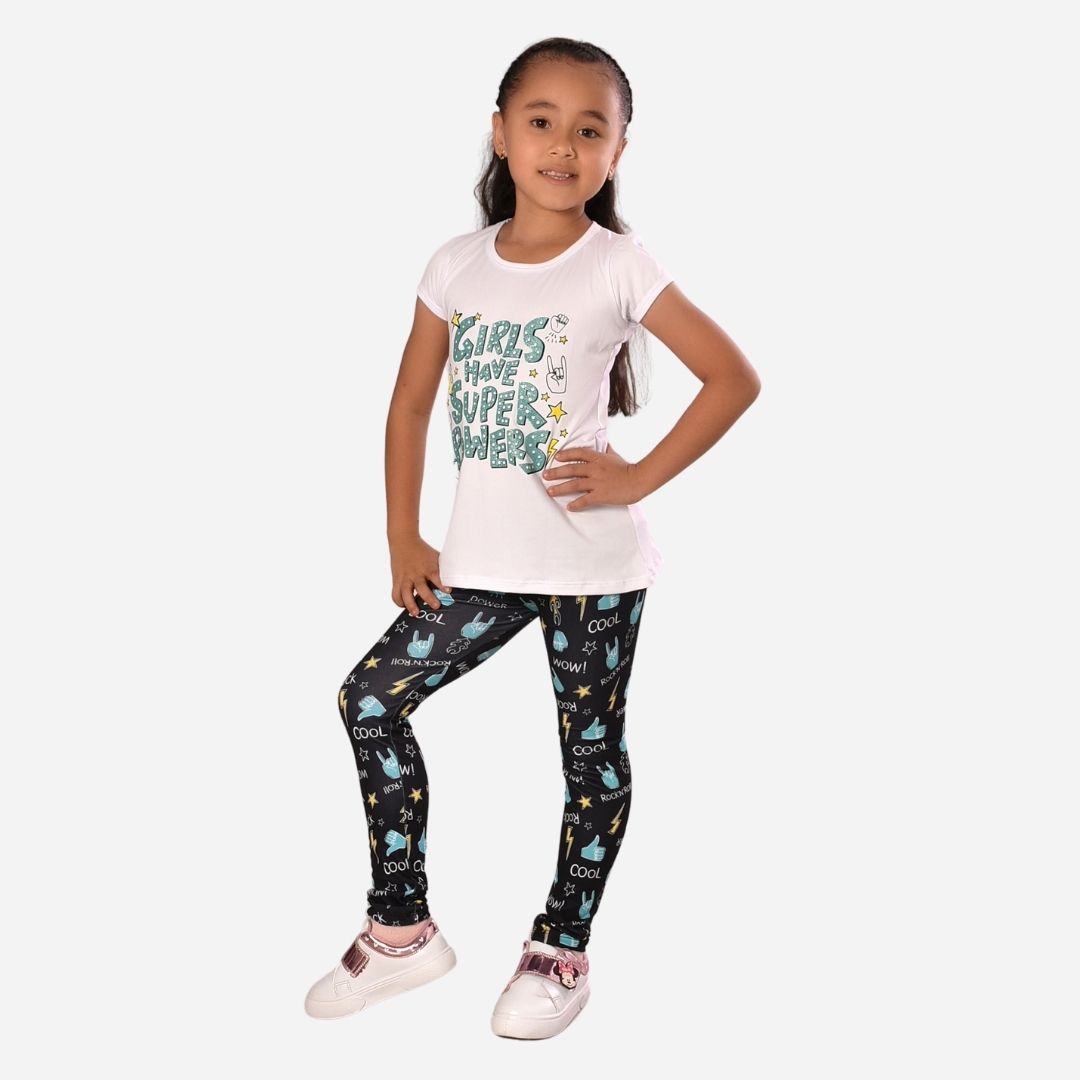 Conjunto Niña Blusa + Leggins Ref. 1203-001