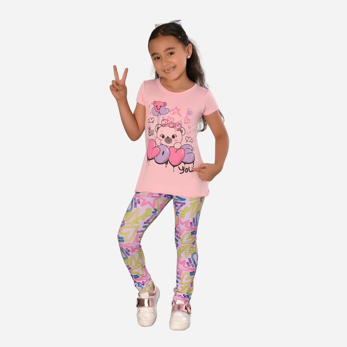 Conjunto Niña Blusa + Leggins Ref. 1203-005
