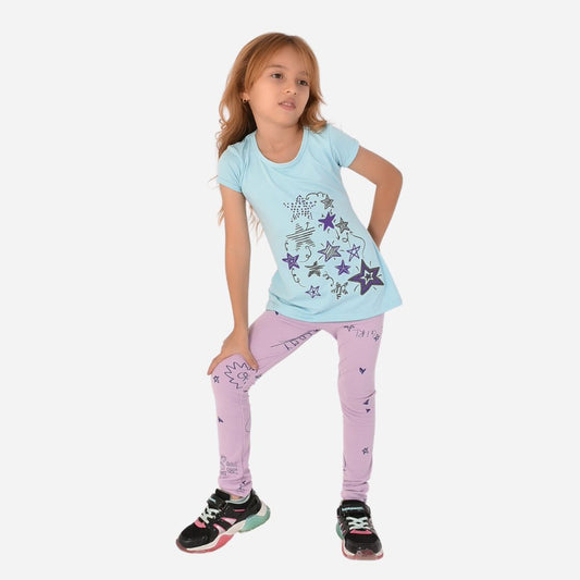 Conjunto Niña Blusa + Leggins Ref. 1203-007