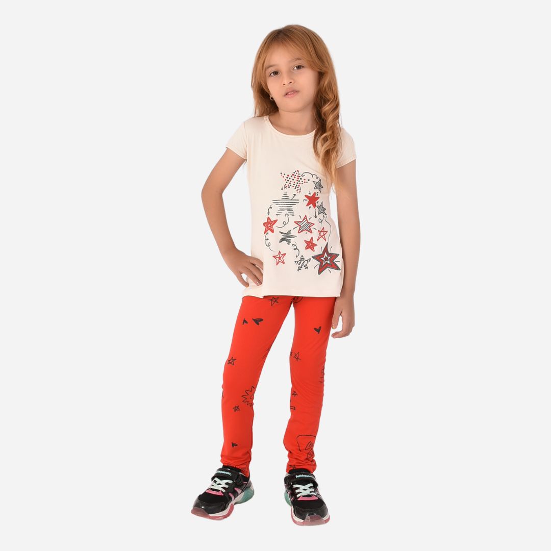 Conjunto Niña Blusa + Leggins Ref. 1203-007