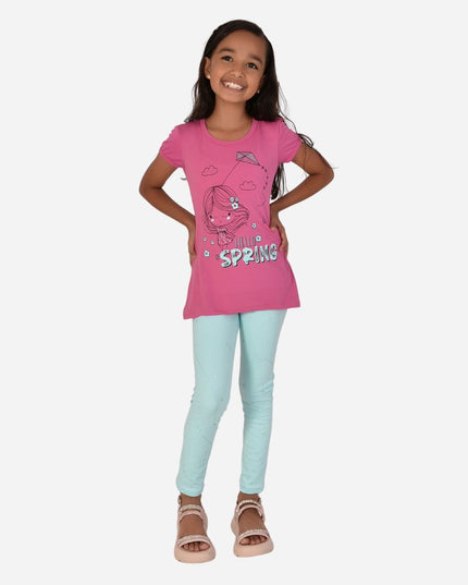 Conjunto De Niña Blusa + Leggins Ref. 1203-009
