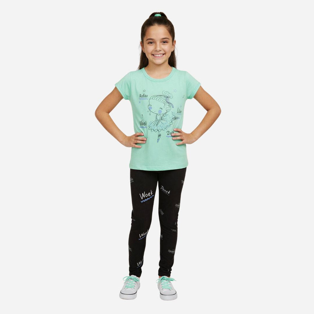 Conjunto De Niña Blusa + Leggins Ref. 1203-012