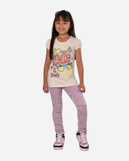 Conjunto de Niña Blusa + Leggins Ref. 1207-002