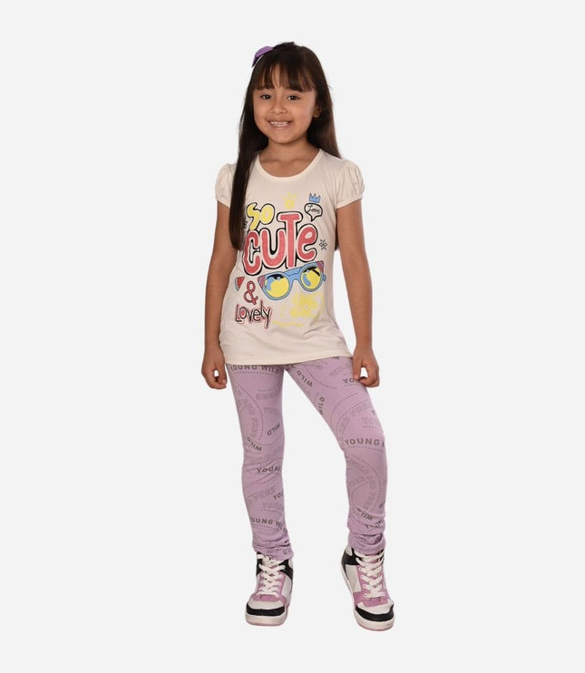 Conjunto de Niña Blusa + Leggins Ref. 1207-002