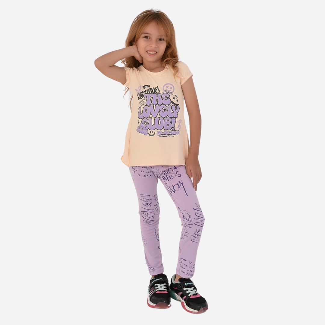 Conjunto Niña Blusa + Leggins Ref. 1209-002