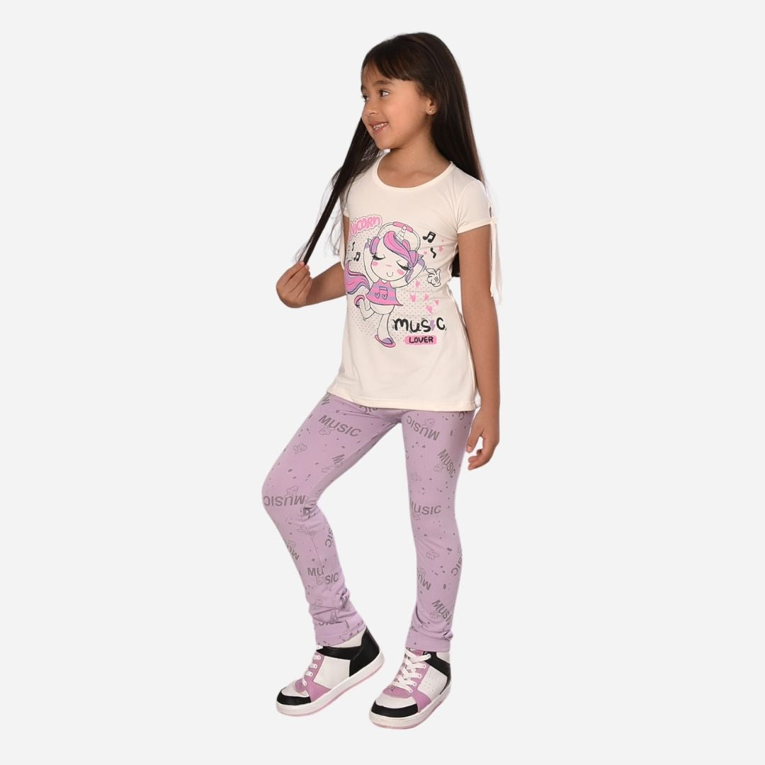 Conjunto de Niña Blusa + Leggins Niñas Ref. 1212-001