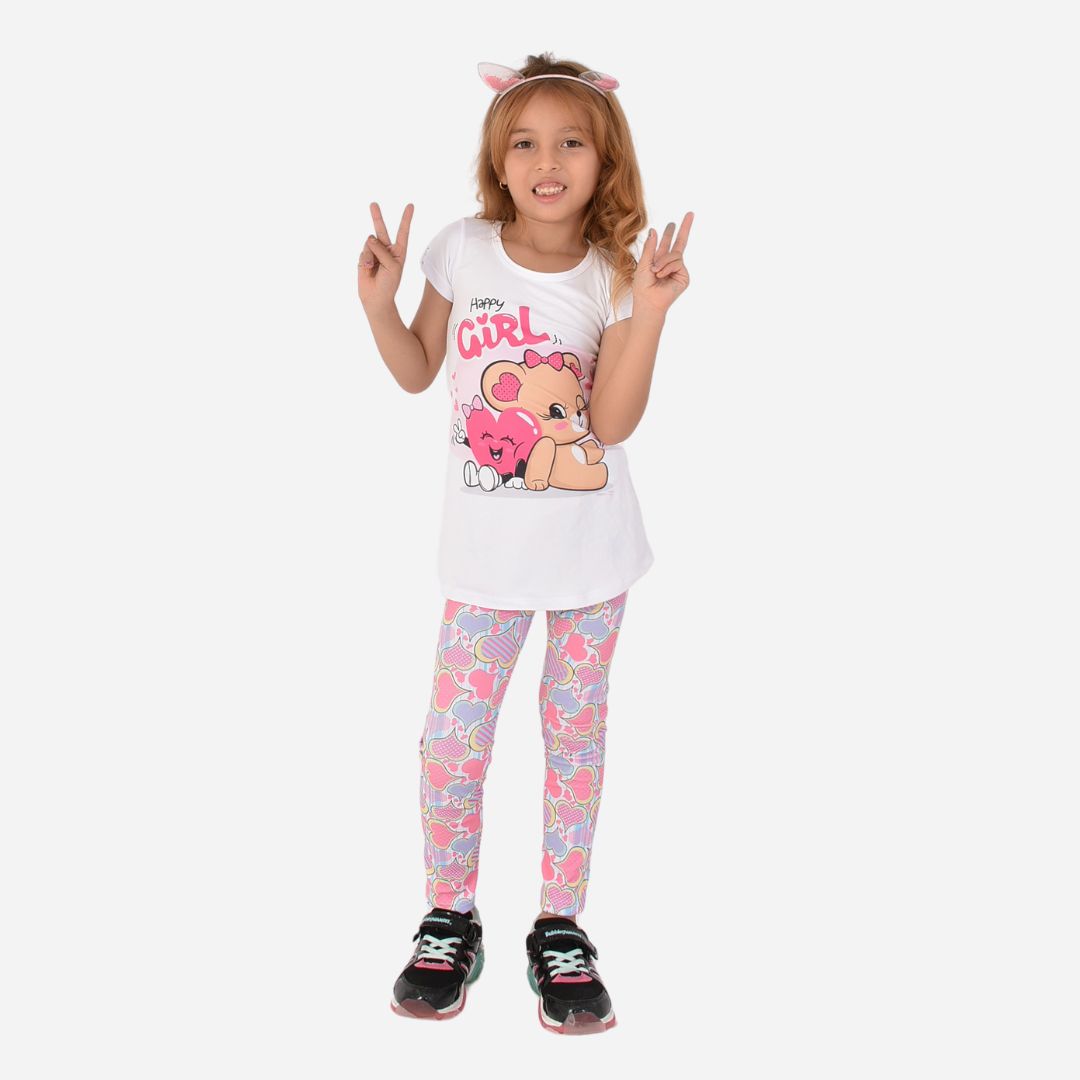 Conjunto Niña Blusa + Leggins Ref. 1214-002