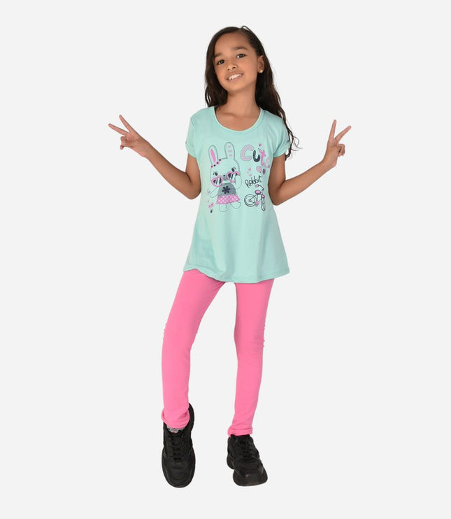 Conjunto Niña Blusa + Leggins Ref. 1214-004