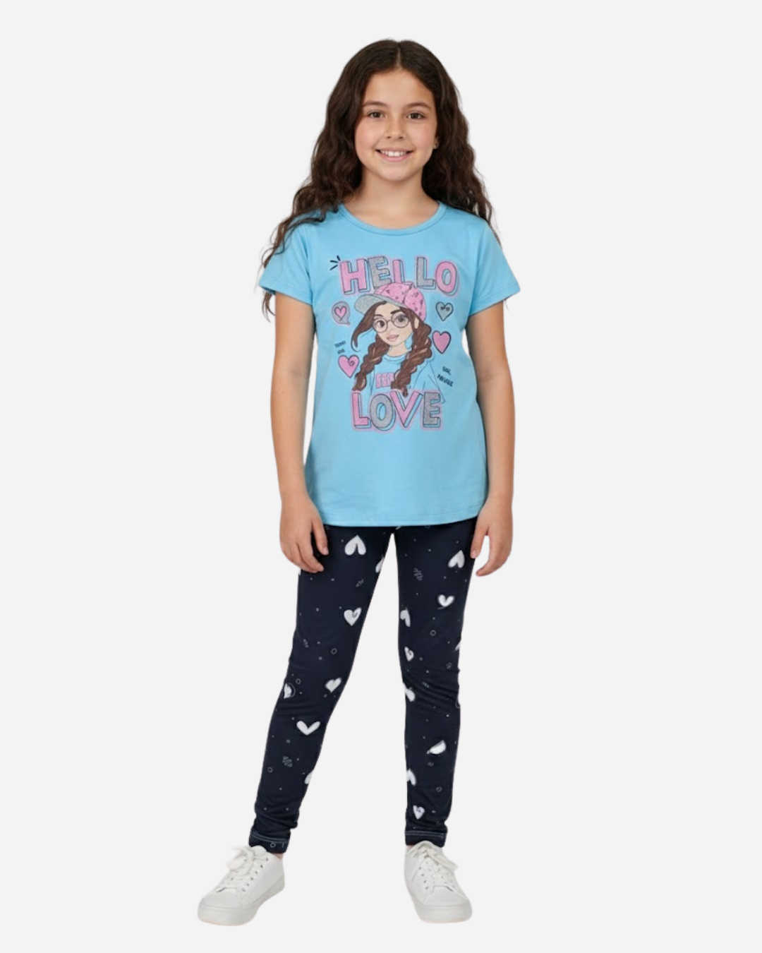 Conjunto Niña Blusa + Leggins Ref. 1214-005