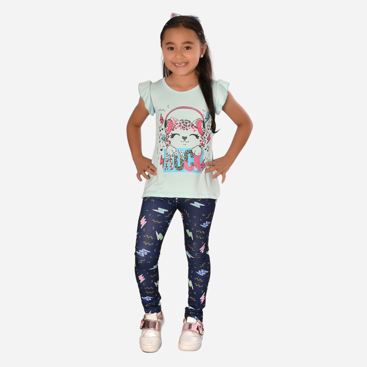 Conjunto Blusa + Leggins Niña Ref. 1215-001