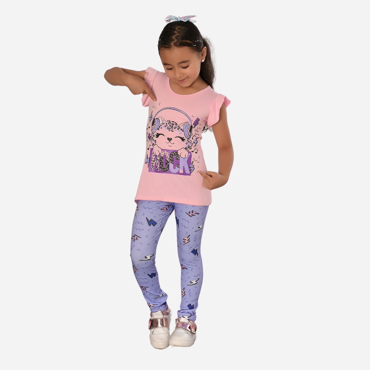 Conjunto Blusa + Leggins Niña Ref. 1215-001