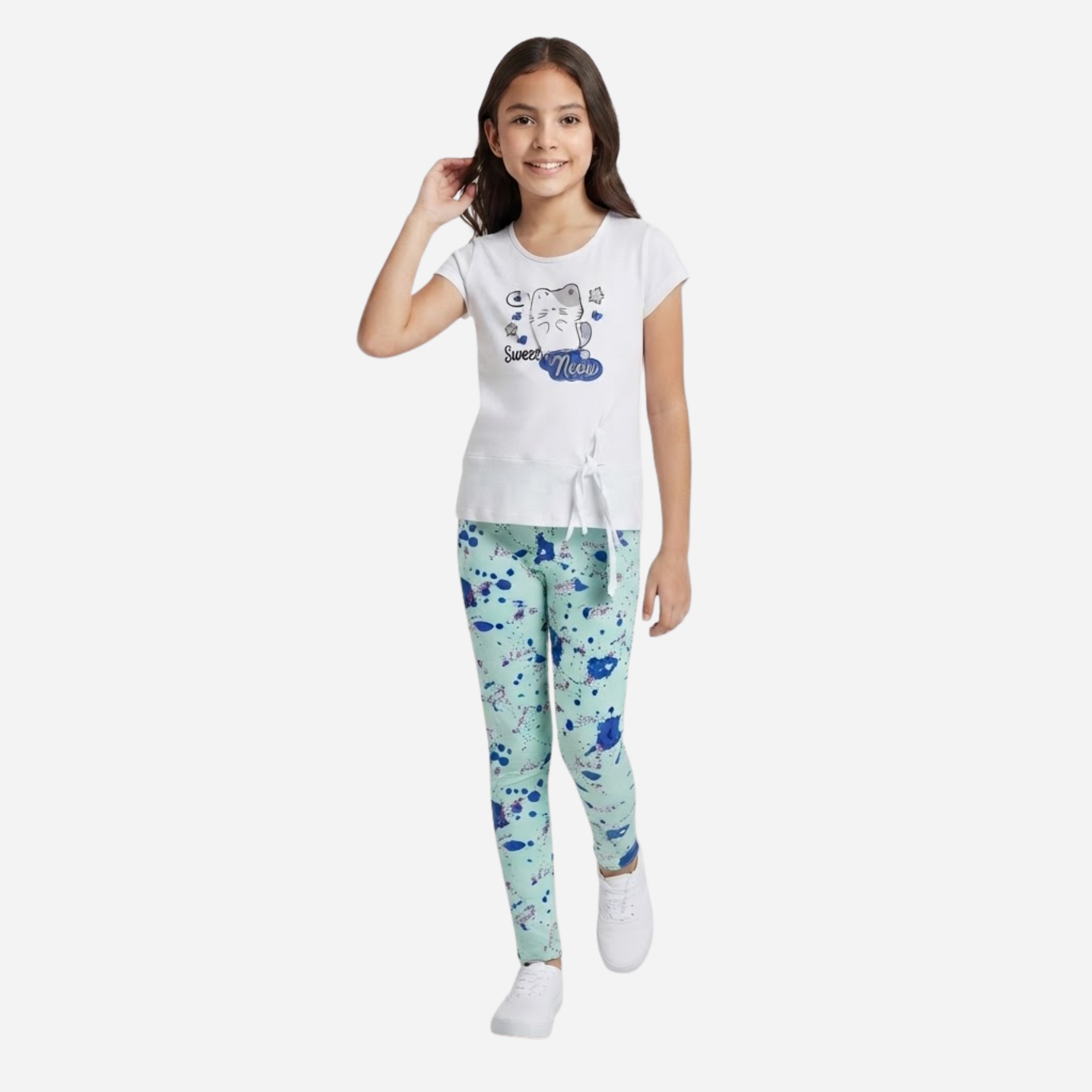 Conjunto De Niña Blusa + Leggins Ref. 1216-002